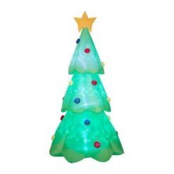 Glitzhome Christmas Tree Decor 106.3 In. Inflatable