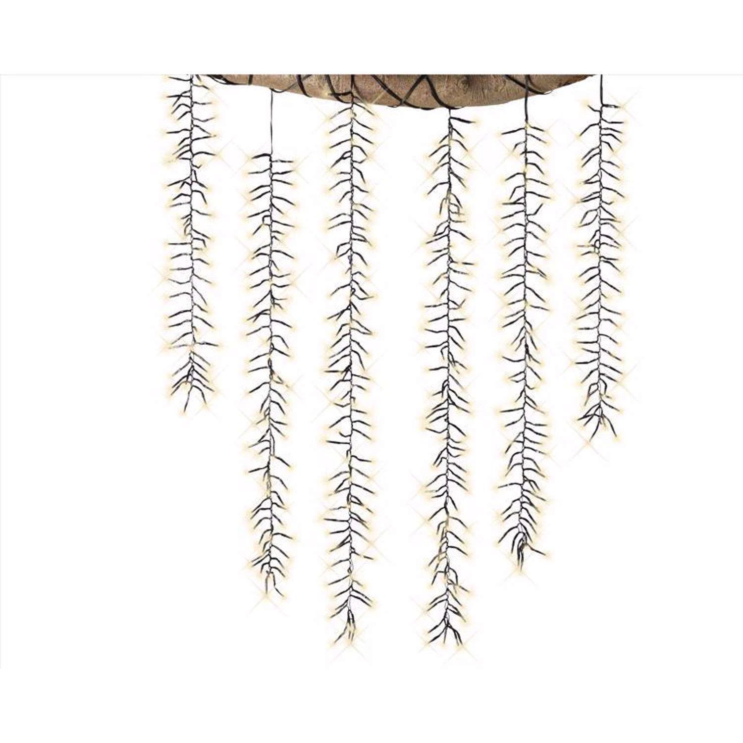 Celebrations Gold LED Rice Clear/Warm White 480 Ct Novelty Christmas Lights 7 Ft.