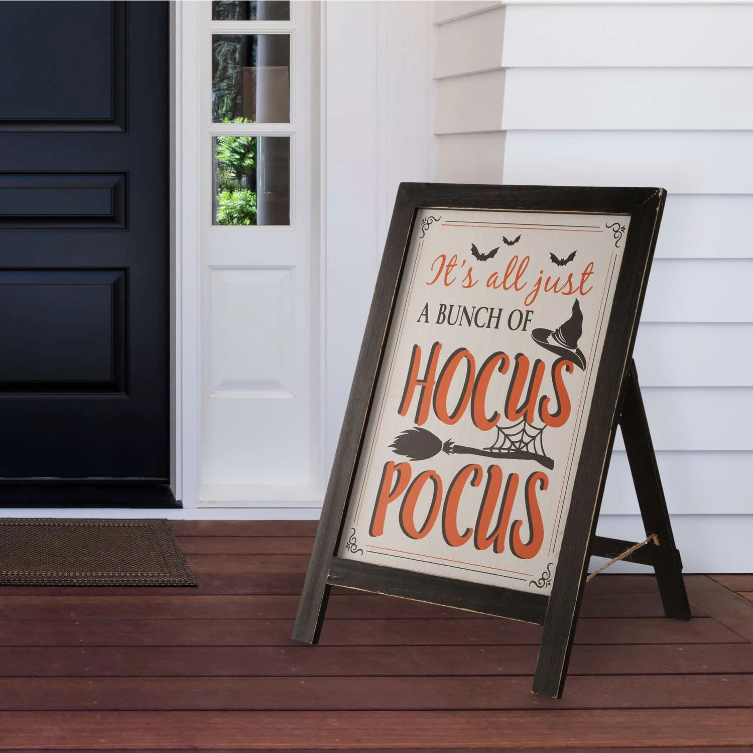Glitzhome 42.05 In. Hocus Pocus Easel Sign Pathway Decor - Image 6