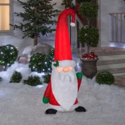 Gemmy Airblown LED Gnome Santa 5 Ft. Inflatable