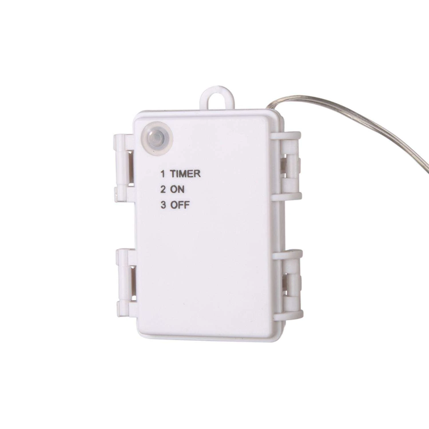 Glitzhome 24 In. D LED Prelit Warm White Buffalo Bow Berry Holly Pine Cone Rattan Wreath - Image 2