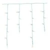 Celebrations Platinum LED Mini White 100 Ct Icicle Christmas Lights 9.5 Ft.
