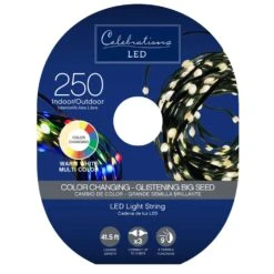Celebrations LED Micro Dot/Fairy Multicolored 250 Ct String Christmas Lights 41.6 Ft.