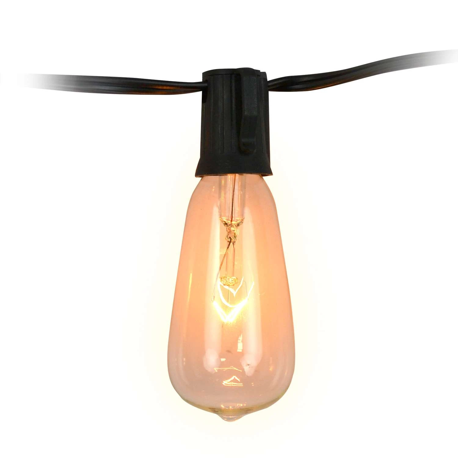 Holiday Bright Lights Incandescent ST40 Clear 10 Ct Replacement Christmas Light Bulbs - Image 2