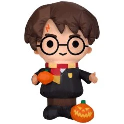 Gemmy Airblown 3 Ft. LED Harry Potter W/Jack-O'-Lantern Inflatable