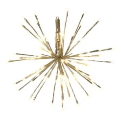 Celebrations LED Warm White Gold Radiant Blast 16 In. Pathway Decor