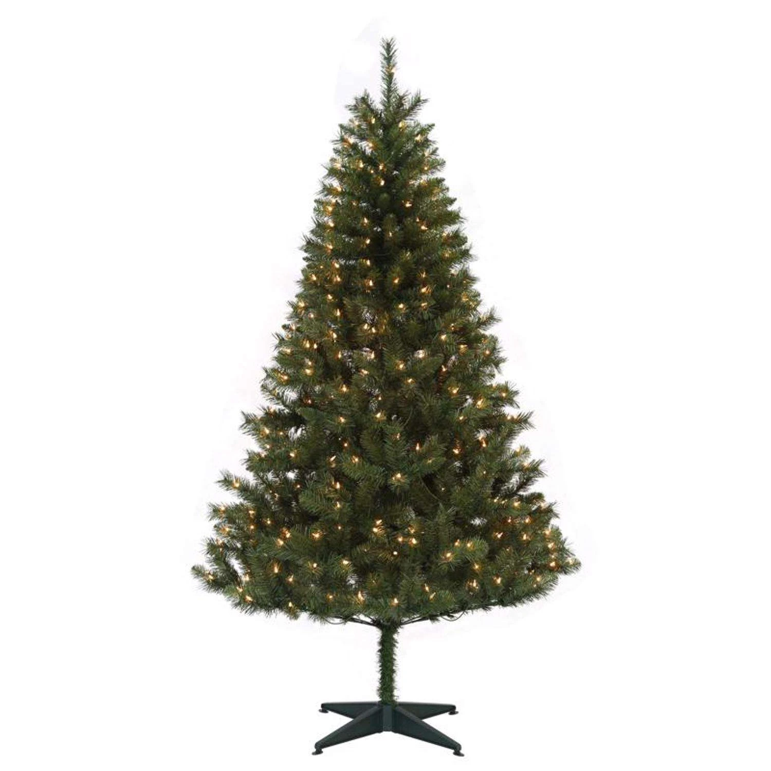 Celebrations Home 7 Ft. Full Incandescent 400 Ct Pre-Lit Monterey Pine Christmas Tree