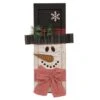 Glitzhome Multicolored Snowman Indoor Christmas Decor 21.85 In.
