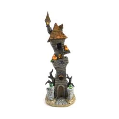 Touch Of Nature 16 In. LED Haunted Halloween Castle Halloween Decor