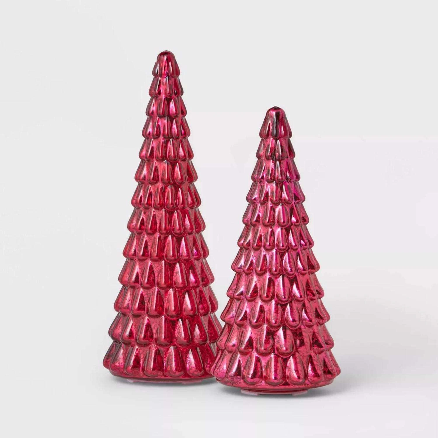 Celebrations Red Light-Up Christmas Tree 14.75 In.