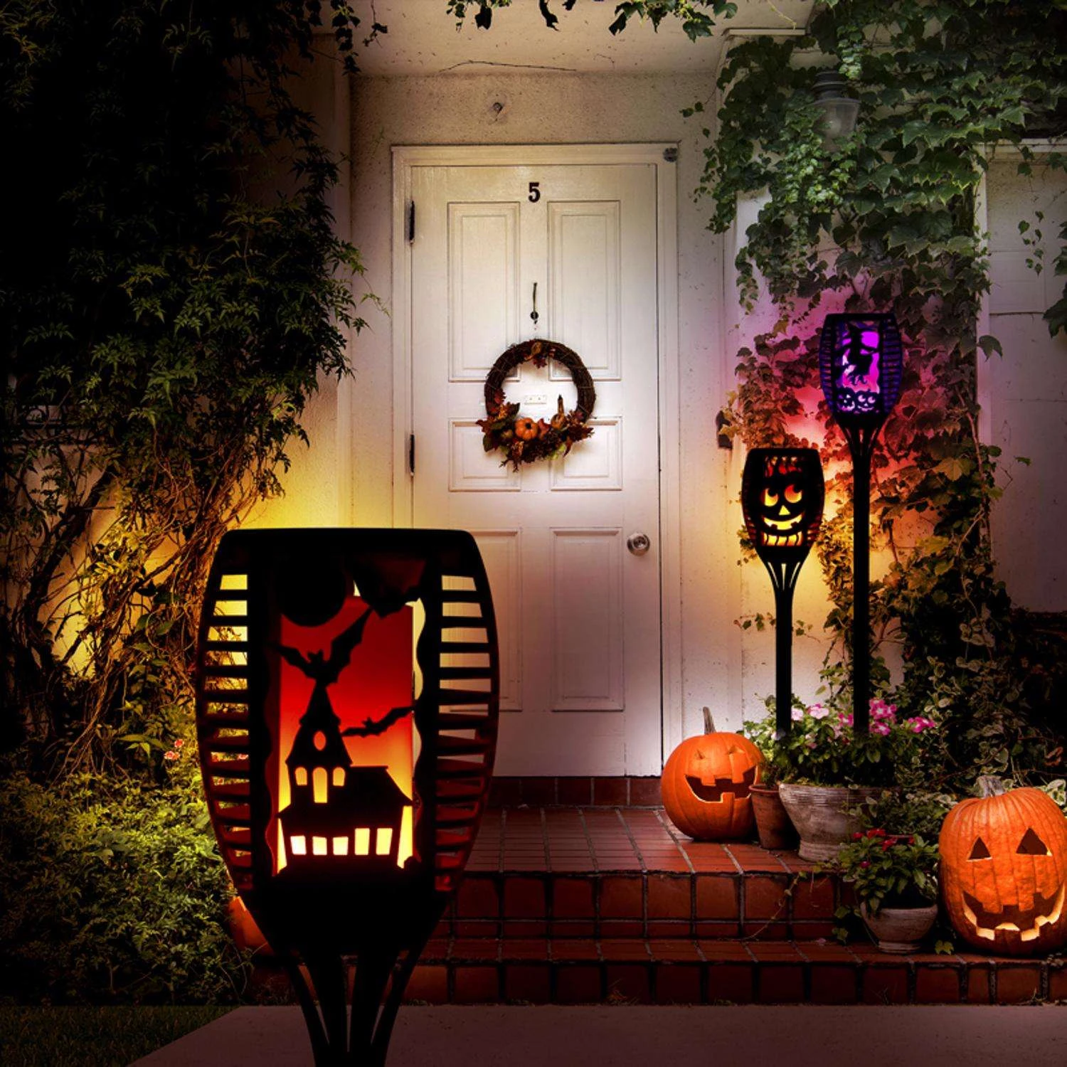 Magic Seasons Multicolor 36 In. Jack-o-lantern Pathway Decor - Image 6