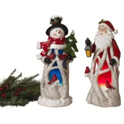 Gerson Multicolored Molten Magic Lighted Figurine 13.5 In.