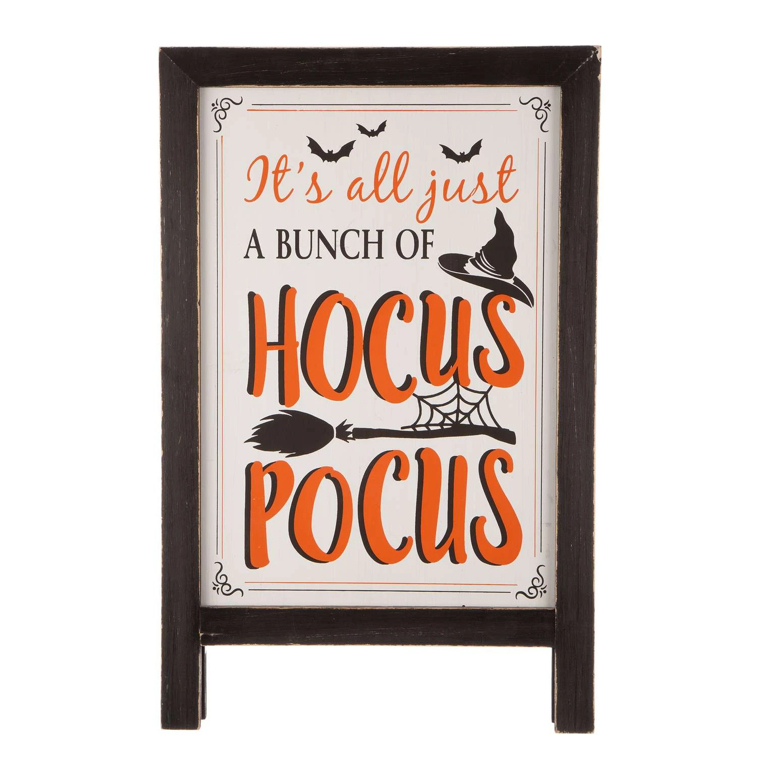 Glitzhome 42.05 In. Hocus Pocus Easel Sign Pathway Decor - Image 4
