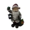CTM Multicolored Santa With Lantern Figurine 20 In.
