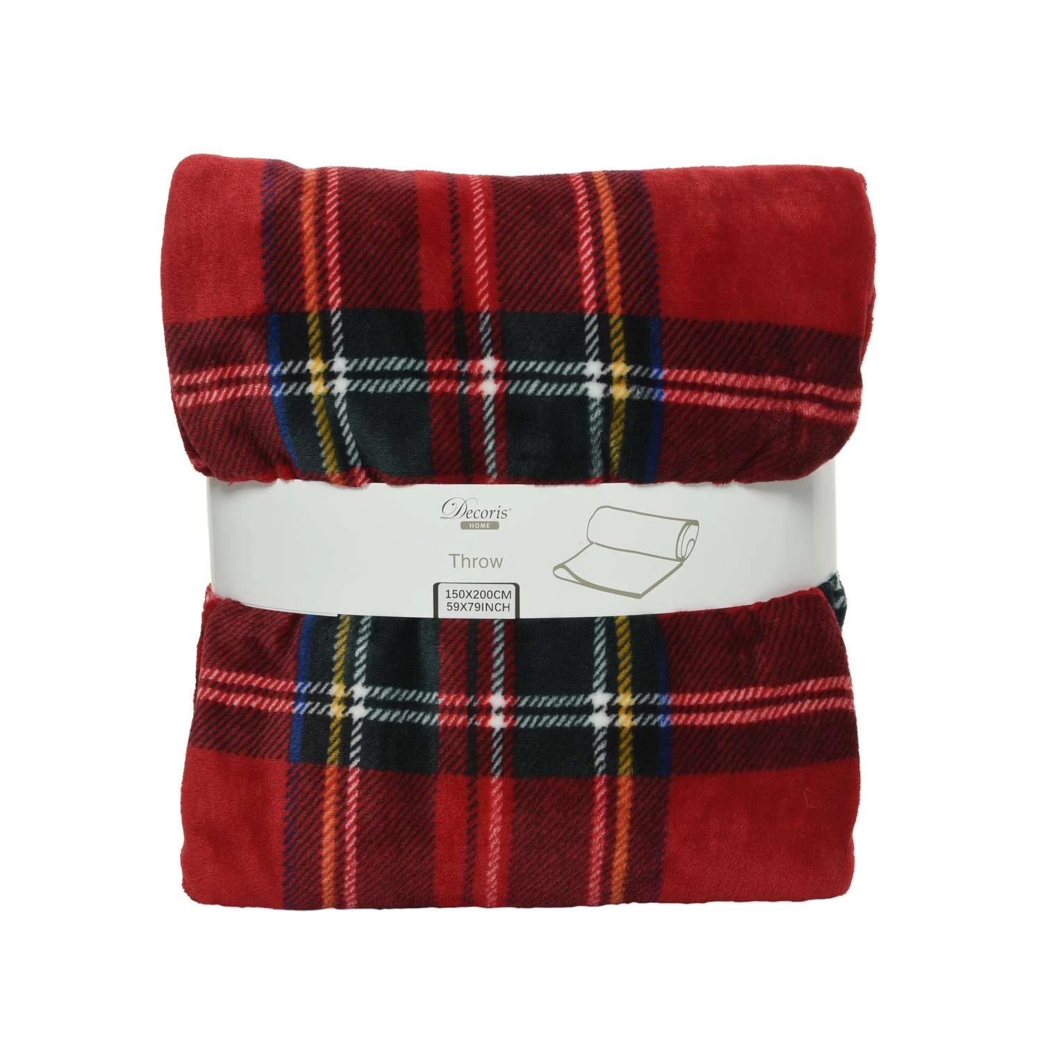 Decoris Plaid Blanket 1 Pk