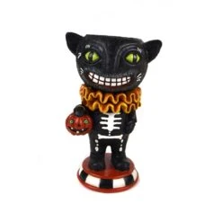 Touch Of Nature 9 In. Smiling Vintage Cat Halloween Decor