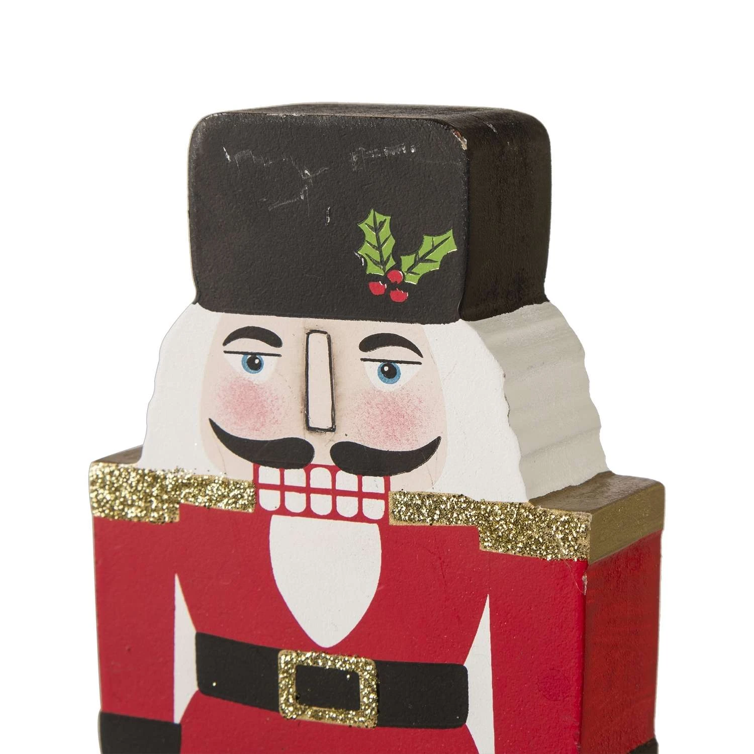 Glitzhome Multicolored Nutcracker Stocking Holder 7 In. - Image 2