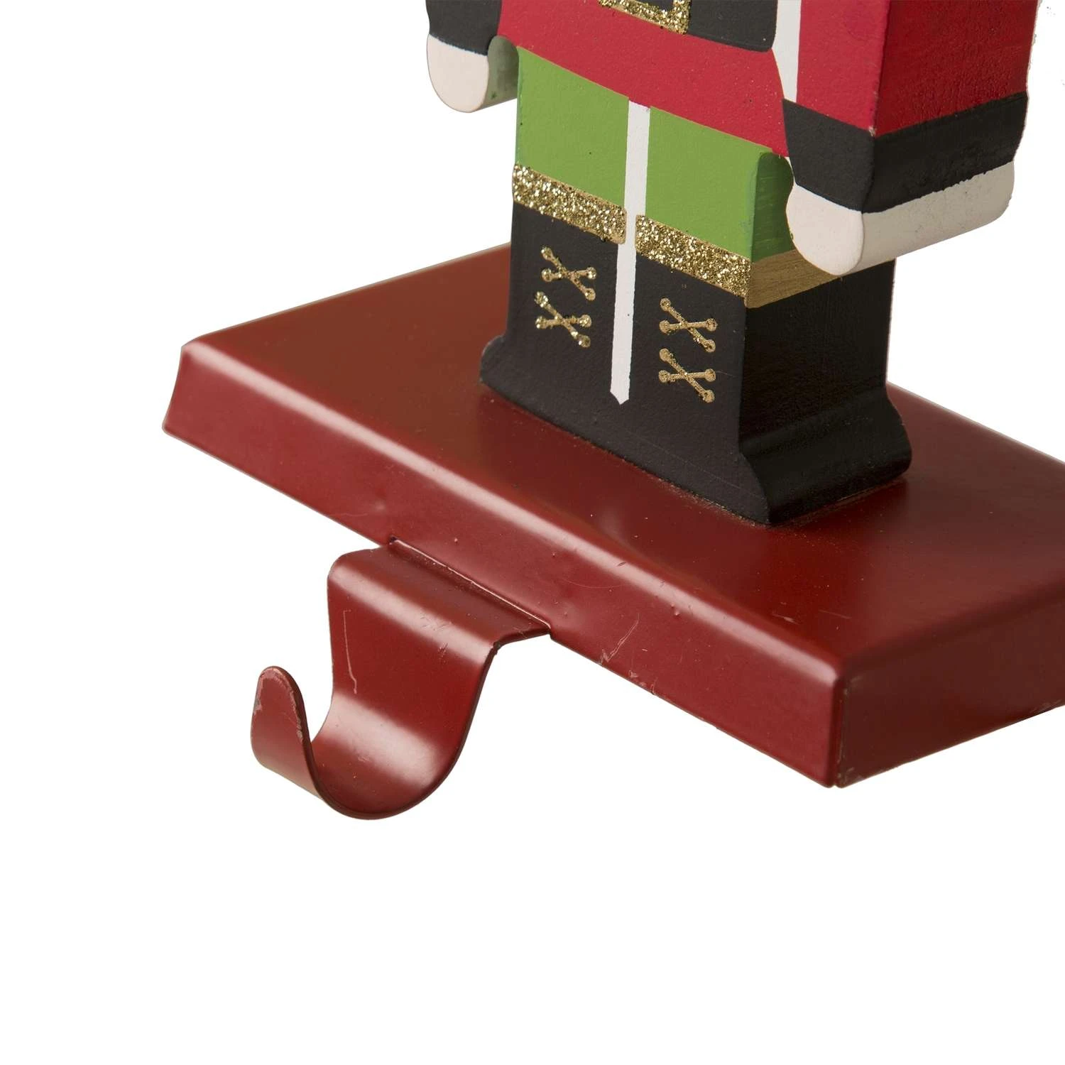 Glitzhome Multicolored Nutcracker Stocking Holder 7 In. - Image 4