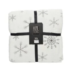 Decoris Snowflake Blanket 1 Pk