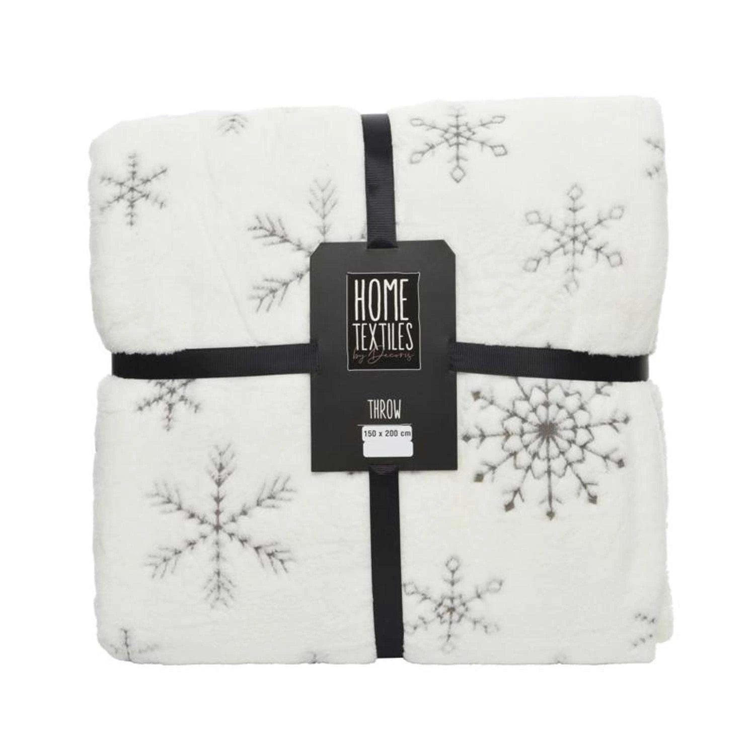 Decoris Snowflake Blanket 1 Pk