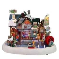 Lemax LED Multicolored Vail Village Christmas Village 9 In.