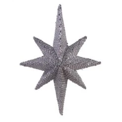 Celebrations Silver Star Of Bethlehem Tree Topper