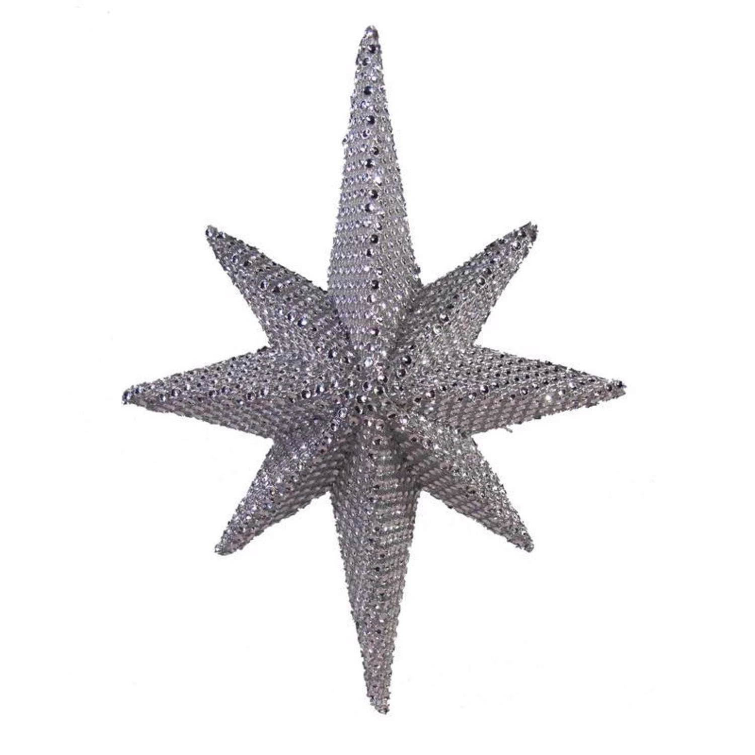 Celebrations Silver Star Of Bethlehem Tree Topper