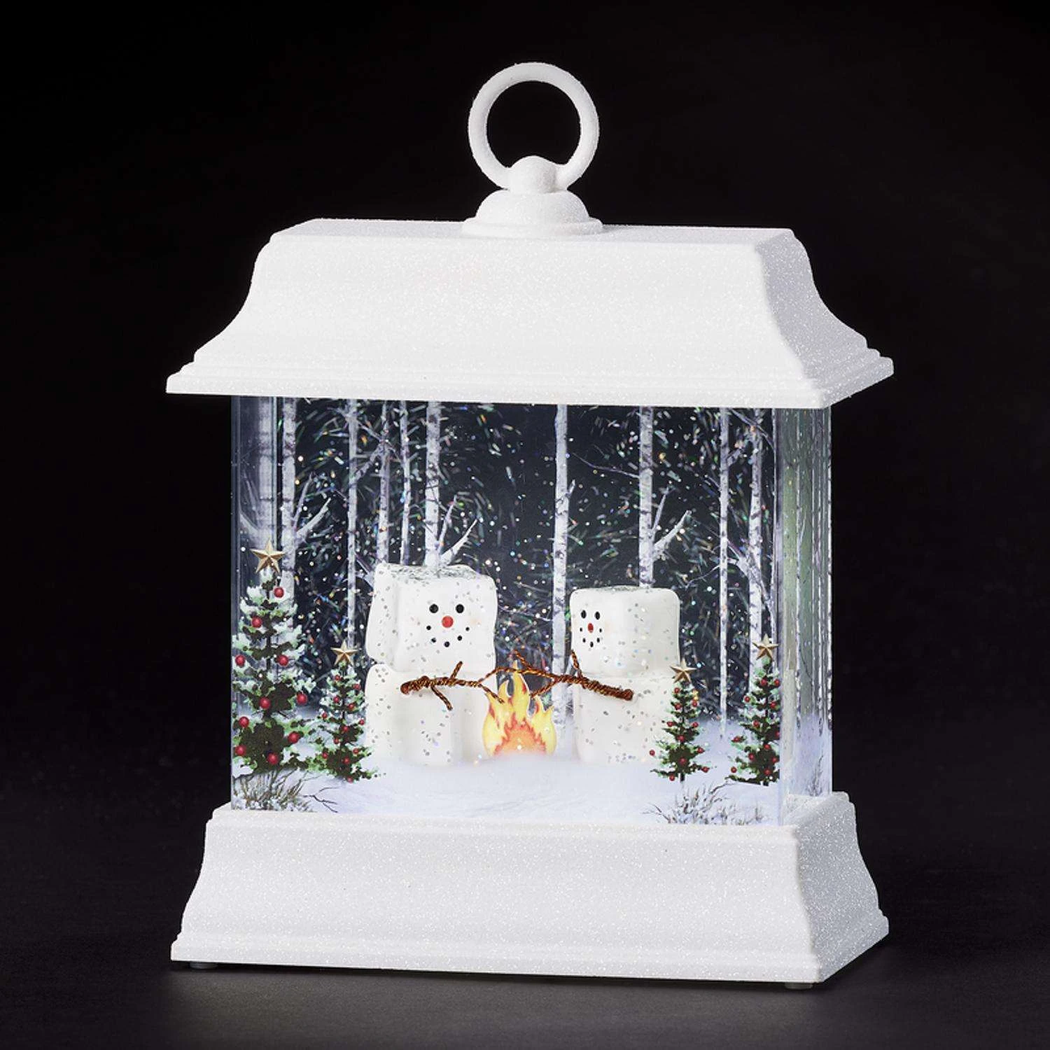 Roman Confetti Lite LED Multicolored Swirl Glitter Water Lantern 8.5 In. - Image 2