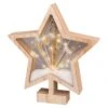 Lumineo LED Brown Lighted Star Table Decor 11 In.