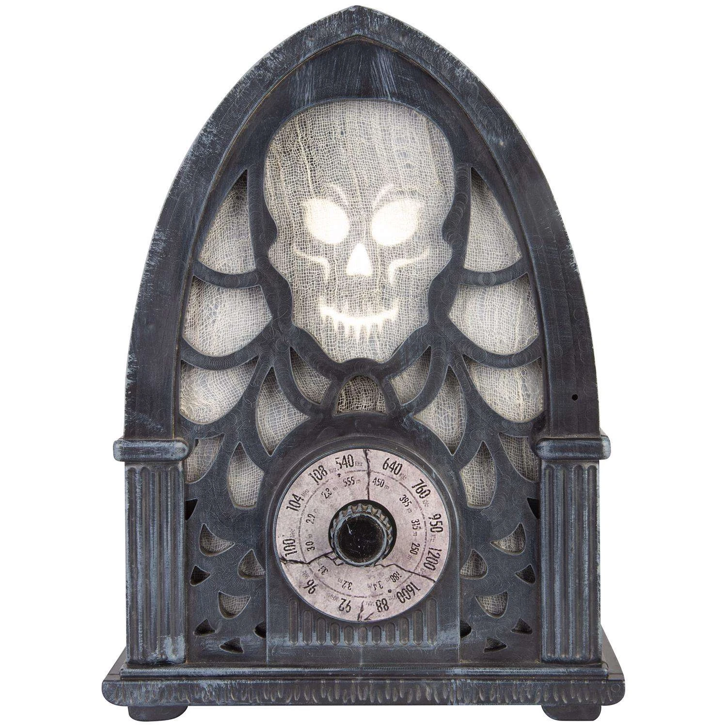 Gemmy EmoteGlow Haunted Radio Tabletop Decor