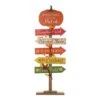 Glitzhome 42.5 In. Pumpkin Patch Porch Sign Fall Decor