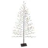 Holiday Bright Lights LED Multicolored Flat Stick Christmas Tree 60 In.