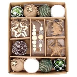 Celebrations Multicolored Winter Woodland Ornaments