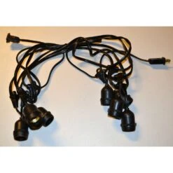 Holiday Bright Lights E26 10 Ct Socket Light Cord On Reel 20.5 Ft.