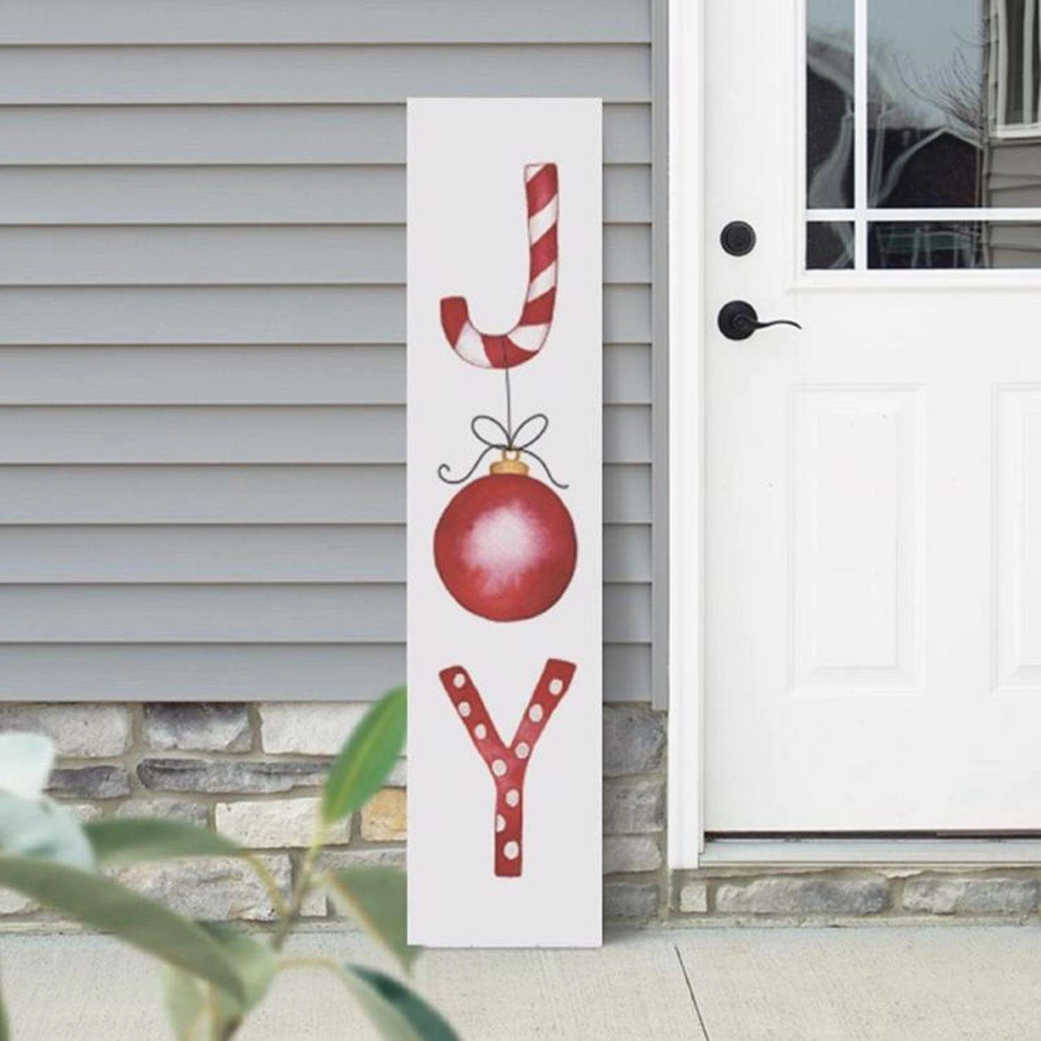 P Graham Dunn Multicolored Joy/Seasons Greetings Porch Sign 36 In. - Image 5