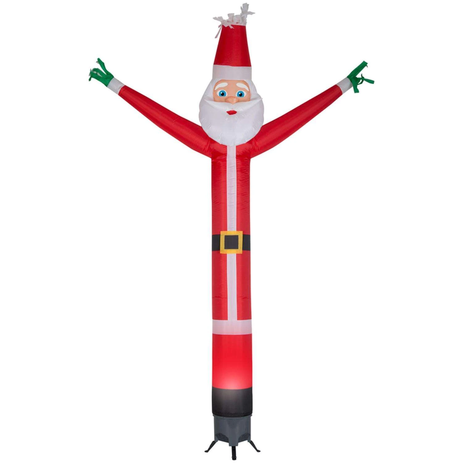 Gemmy Airblown LED Santa Jolly Jiggler 12 Ft. Inflatable