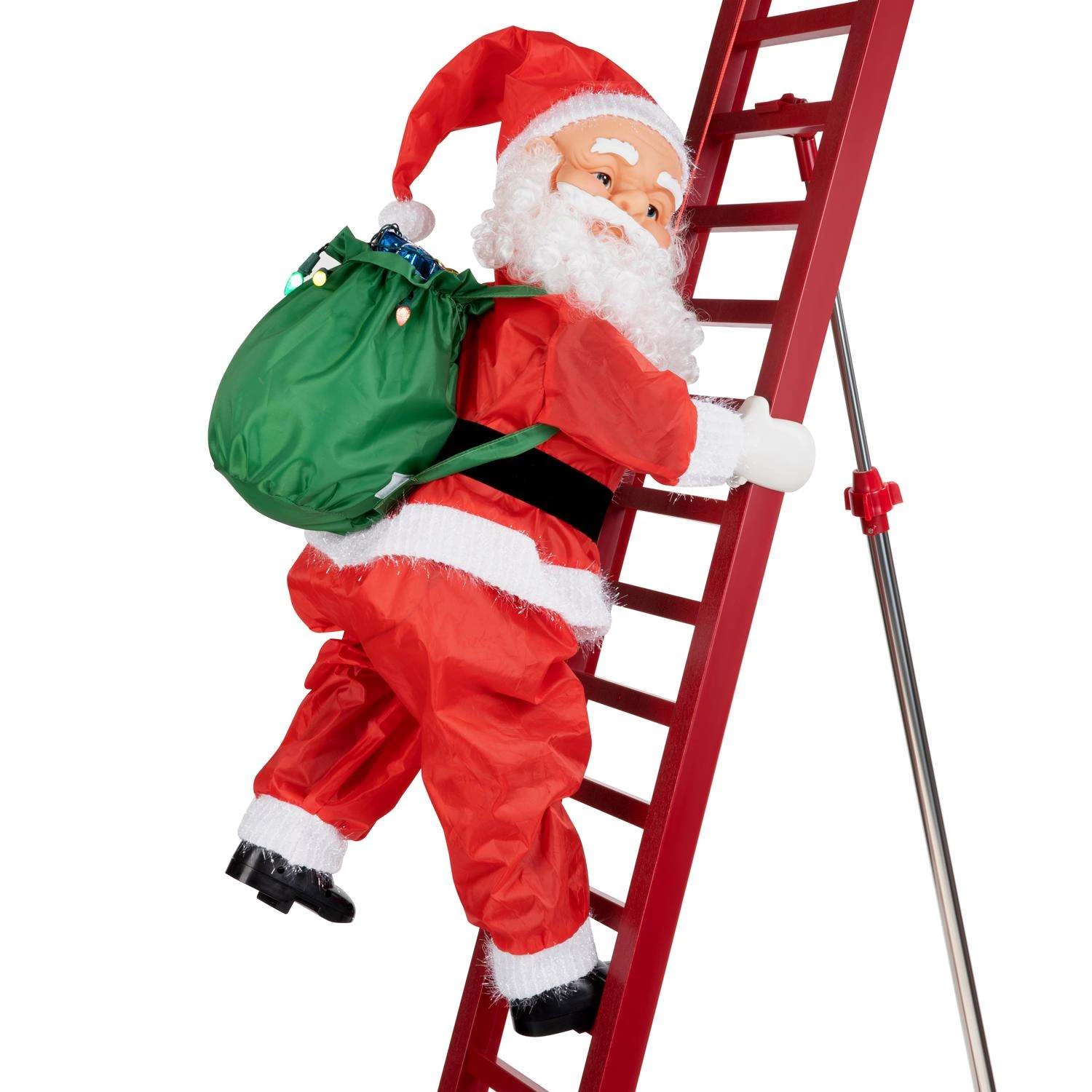 Mr. Christmas LED Climbing Santa 10 Ft. Yard Decor - Image 3