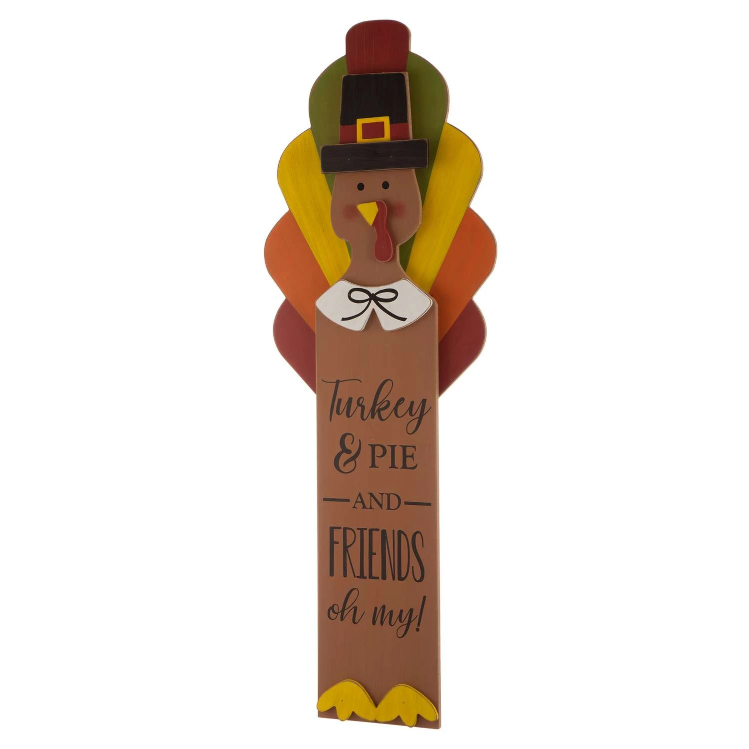 Glitzhome 40.04 In. Thanksgiving Turkey Standing Fall Decor - Image 6