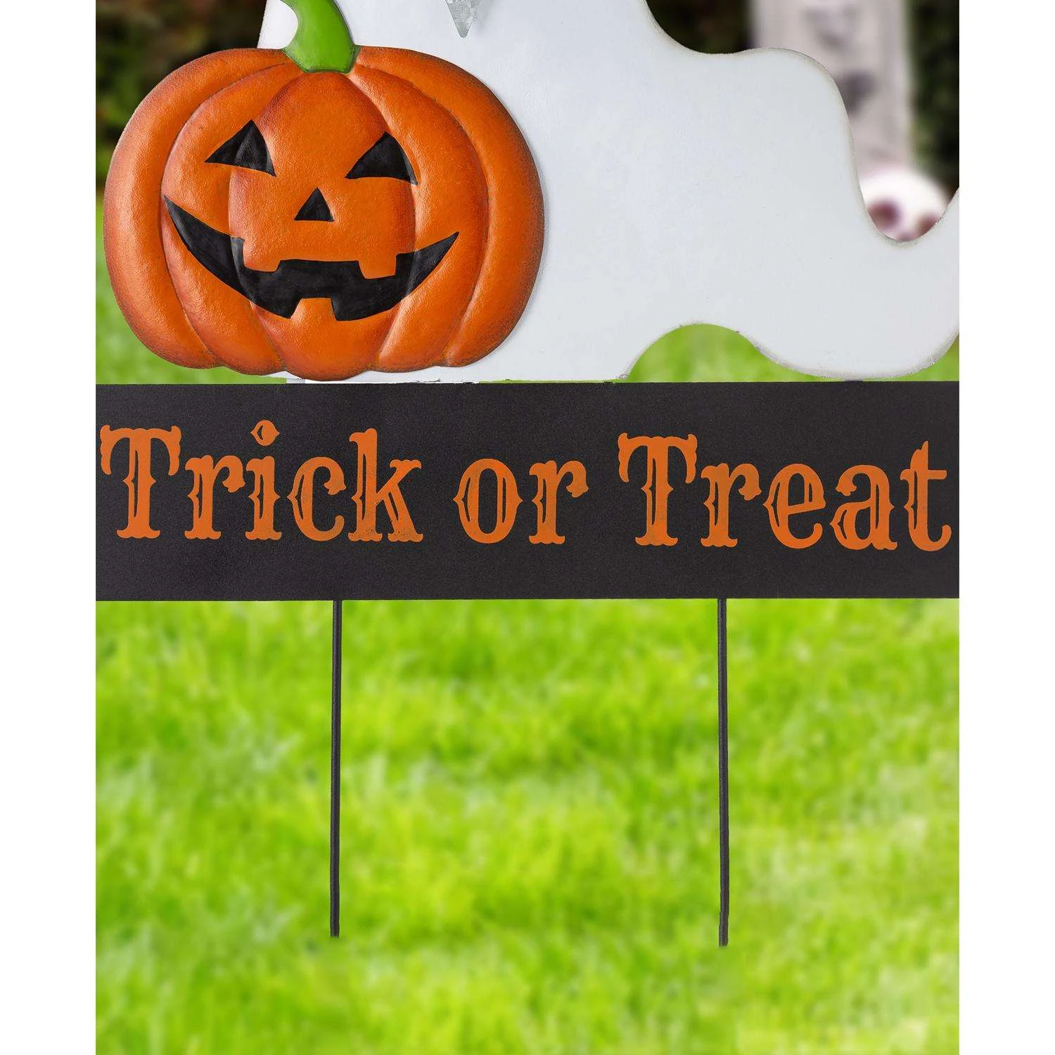 Glitzhome Ghost Yard Stake Iron 1 Pc - Image 4