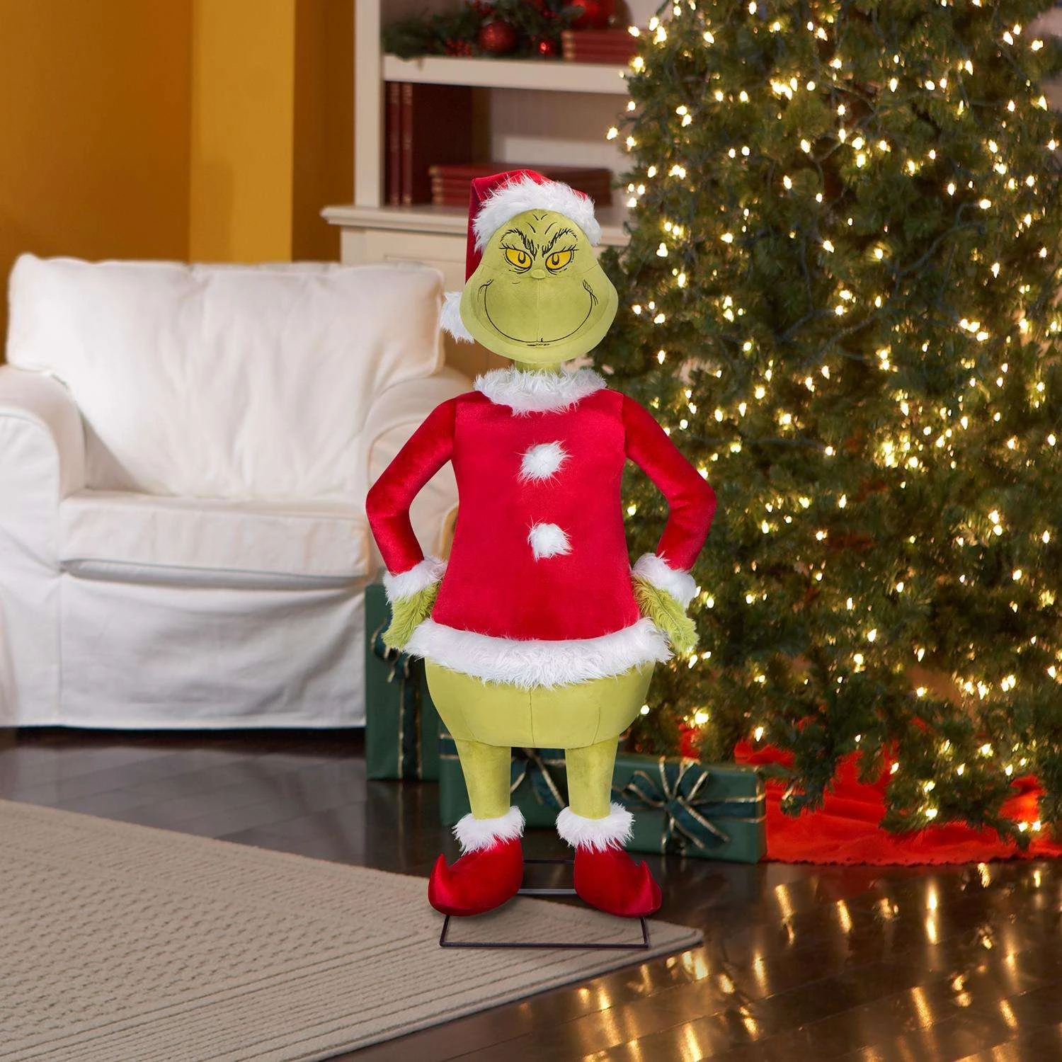 Dr. Seuss Multicolored Grinch Animated Decor 48 In. - Image 2
