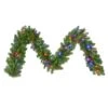 Celebrations Home 9 Ft. L LED Prelit Multicolored Mixed Pine Garland