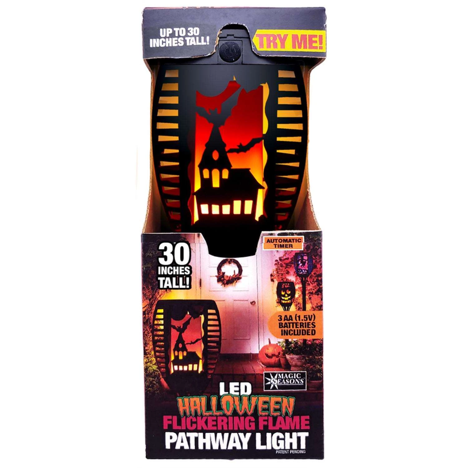 Magic Seasons Multicolor 36 In. Jack-o-lantern Pathway Decor - Image 2