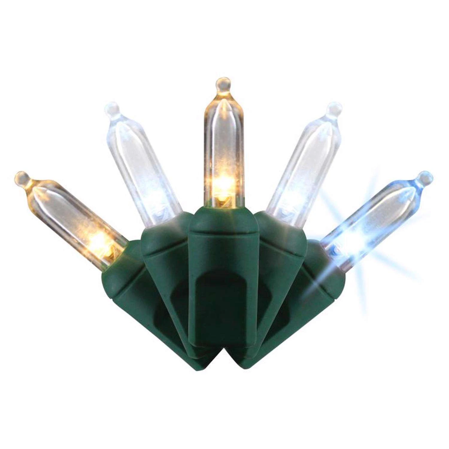 Celebrations Platinum LED T5 50 Ct String Christmas Lights 25 Ft.