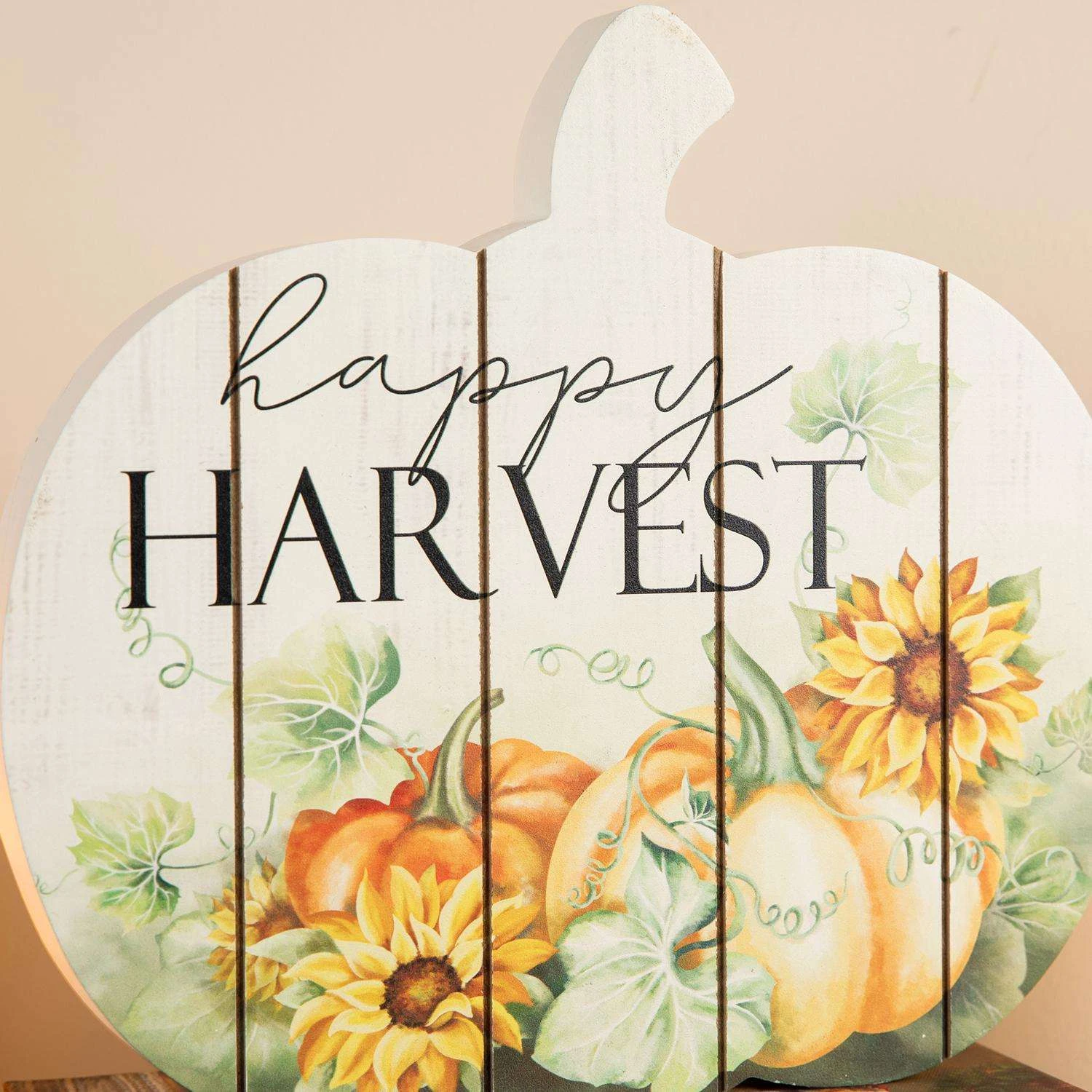 Glitzhome 8.75 In. Pumpkin Tabletop Decor - Image 3