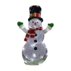 Gemmy Flat-tastics LED White Starry Night 30 In. Yard Decor