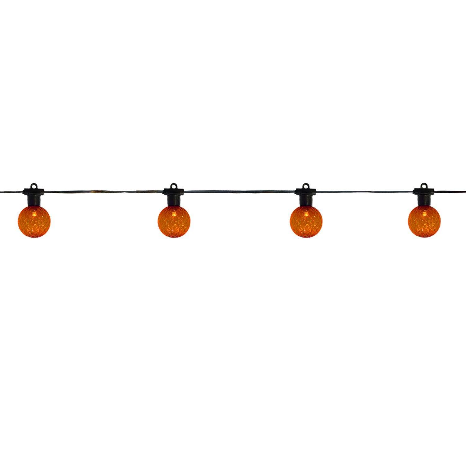 Celebrations Orange 25 Ct LED G40 Halloween String Lights