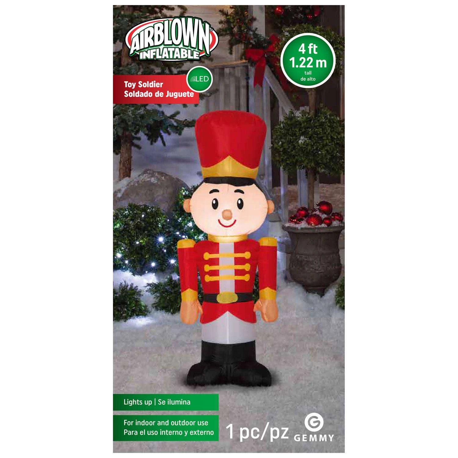 Gemmy Airblown LED Toy Soldier 3.5 Ft. Inflatable - Image 3