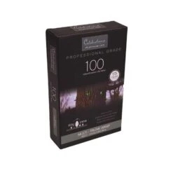 Celebrations Platinum LED Mini Multicolored 100 Ct Net Christmas Lights 6 Ft.