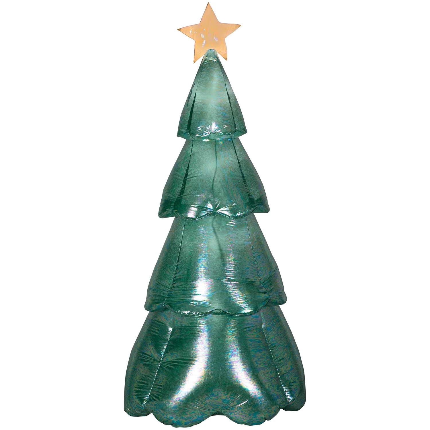 Gemmy LED Iridescent Christmas Tree 7.5 Ft. Inflatable
