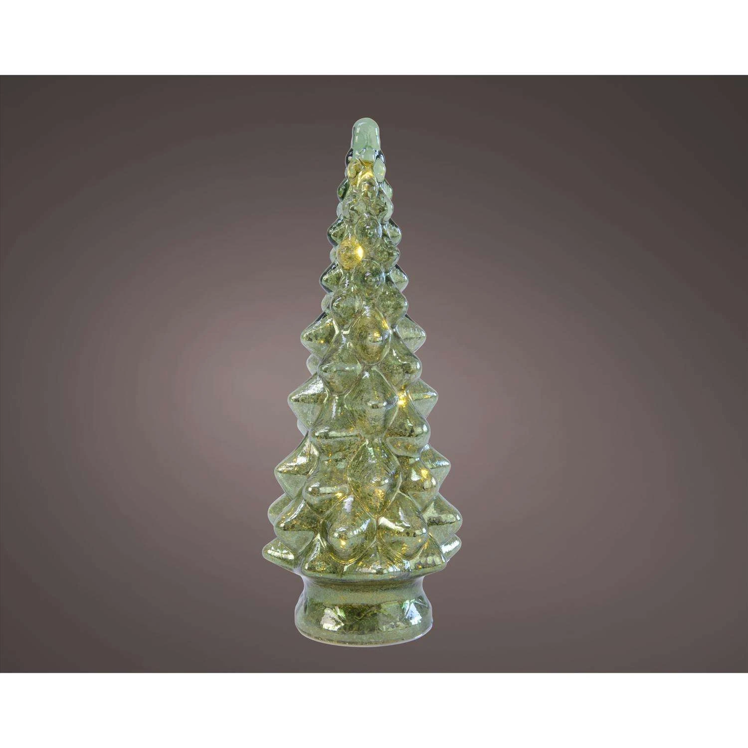 Lumineo Green Lighting Christmas Tree 13 In. - Image 2